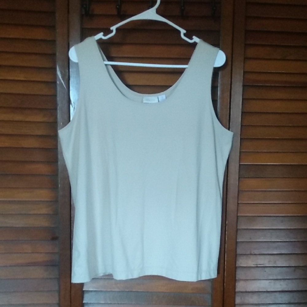 Chico's Cream Tank Top
